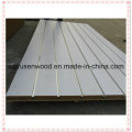 Melamine MDF Slatwall with Aluminum Inserts/Slotted MDF